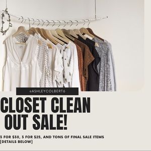 🟢CLOSET MARKED FOR SALE!🔴